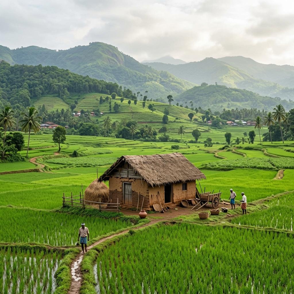 Farm landscape